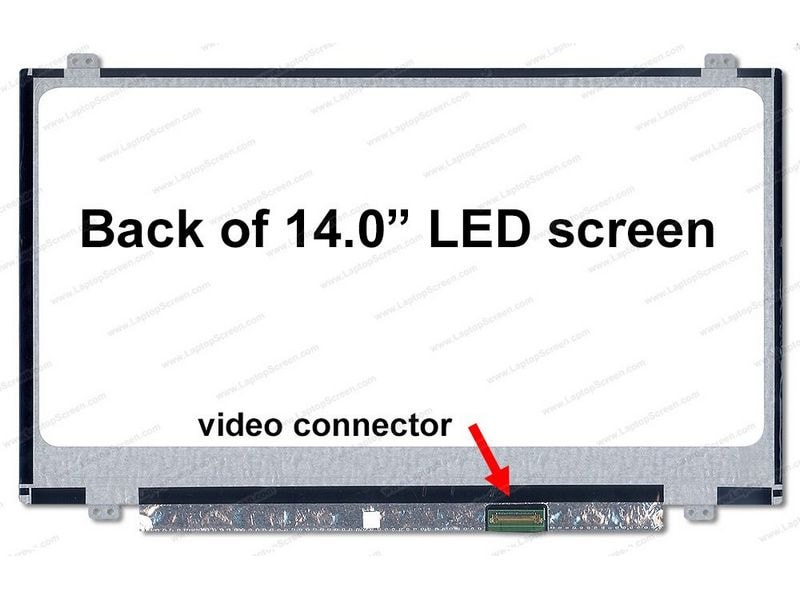 ЕКРАН ЗА ЛАПТОП 14.0" LED SLIM 30 PIN FULL HD HINGES UP - DOWN