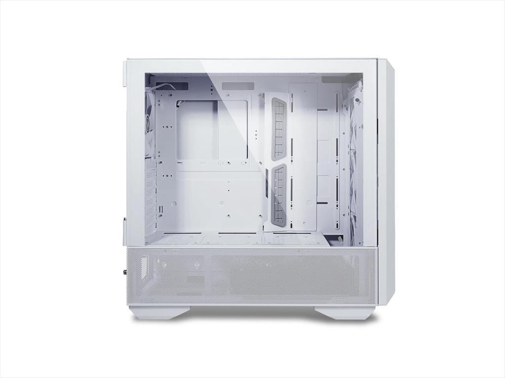 CASE LIAN LI E-ATX LANCOOL III Mid-Tower w/2x Tempered glass, 4x140mm PWM fans, Reversible Front I/O, White, LANCOOL 3-W