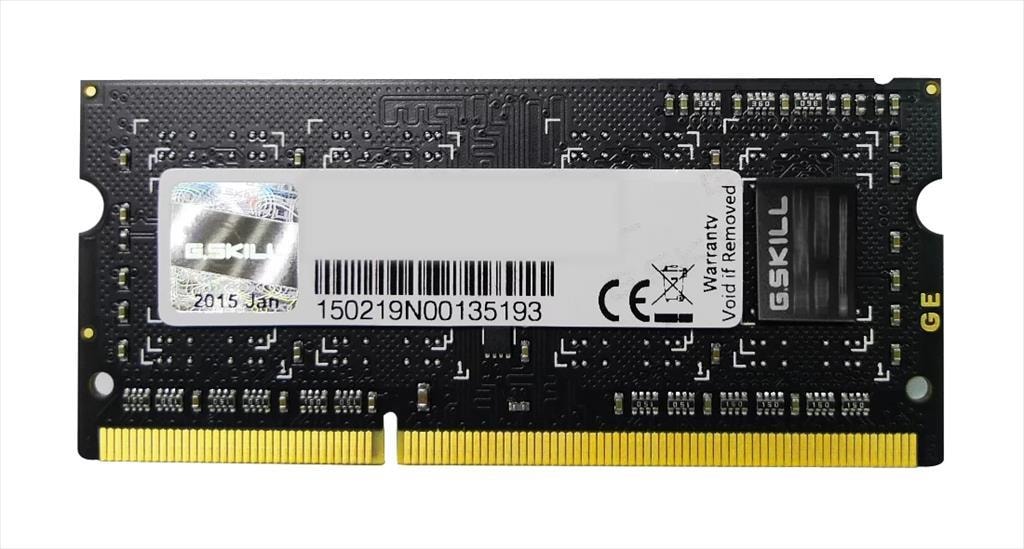 RAM SO DIMM DDR3 4GB 1600MHz G.SKILL F3-12800CL11S-4GBSQ 1.5v