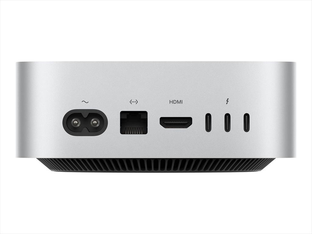 PC APPLE MAC MINI M4 (2024) 10 Core CPU, 10 Core GPU, 16GB, 512GB, Wi-Fi 6E,  Silver, 2x Type-c, HDMI, MU9E3D/A