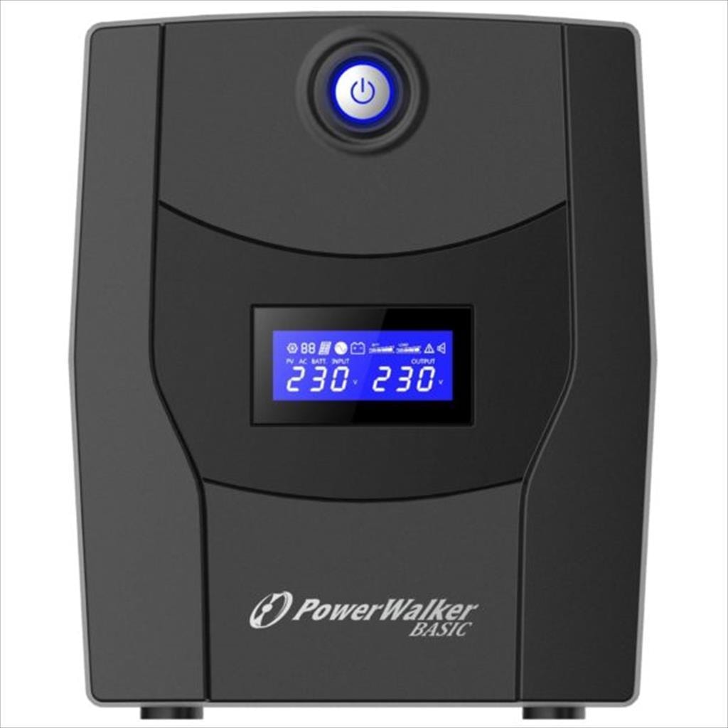 UPS 1500VA / 900W POWERWALKER BASIC VI 1500 STL, 4xSHUKO, USB, HID, RJ-11, RJ-45, HID,10121076