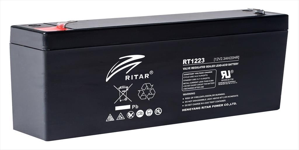 UPS BATTERY 12V 2.3Ah RITAR RT1223 (177x35x62 mm)