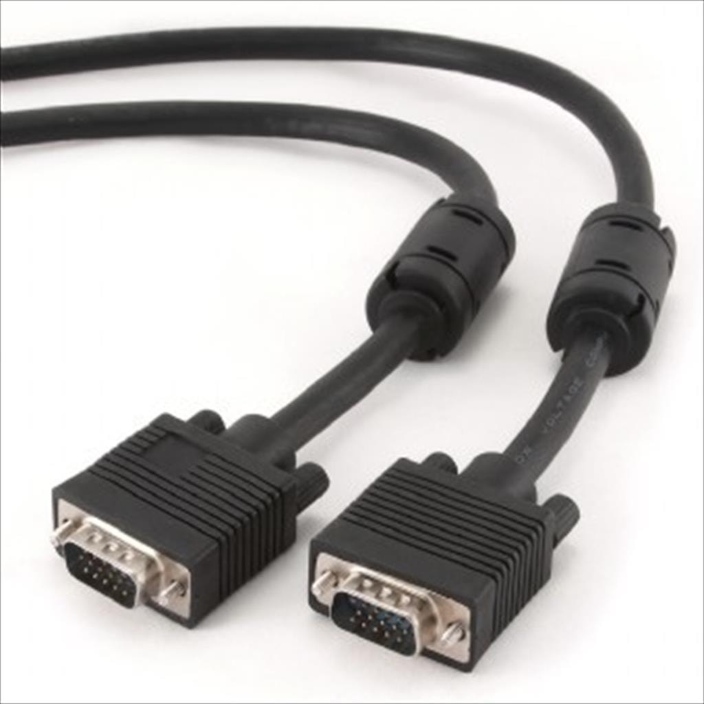 CABLES MONITOR VGA M-M 30m PREMIUM Dual Shielded w/ Ferrite Core CABLEXPERT, CC-PPVGA-30M-B