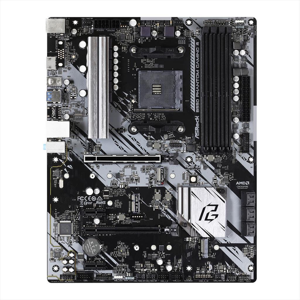 MB AM4 B550 Phantom Gaming 4 ASROCK 4xDDR4 4733+MHZ (OC), HDMI, 1xPCIex16 4.0, 1xPCIex16 3.0, 2xPCIex1 2xM.2, 6xSATAIII, 8xUSB 3.2Gen1, 7.1