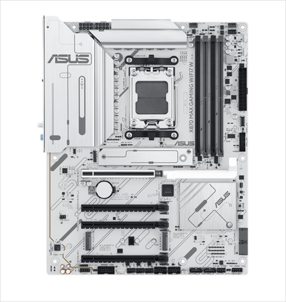 MB AM5 X870E MAX GAMING WIFI7 W ASUS 4xDDR5 8000Mhz (O.C),  HDMI, 2x Thunderbolt 4, PCI-Ex16 5.0, 2xPCI-Ex1 4.0,PCI-Ex1 3.0, 5xM.2, 4xSATA3, 2.5Gb LAN, WIFI 7, BT 5.4,90MB1LZ0-M0EAY0