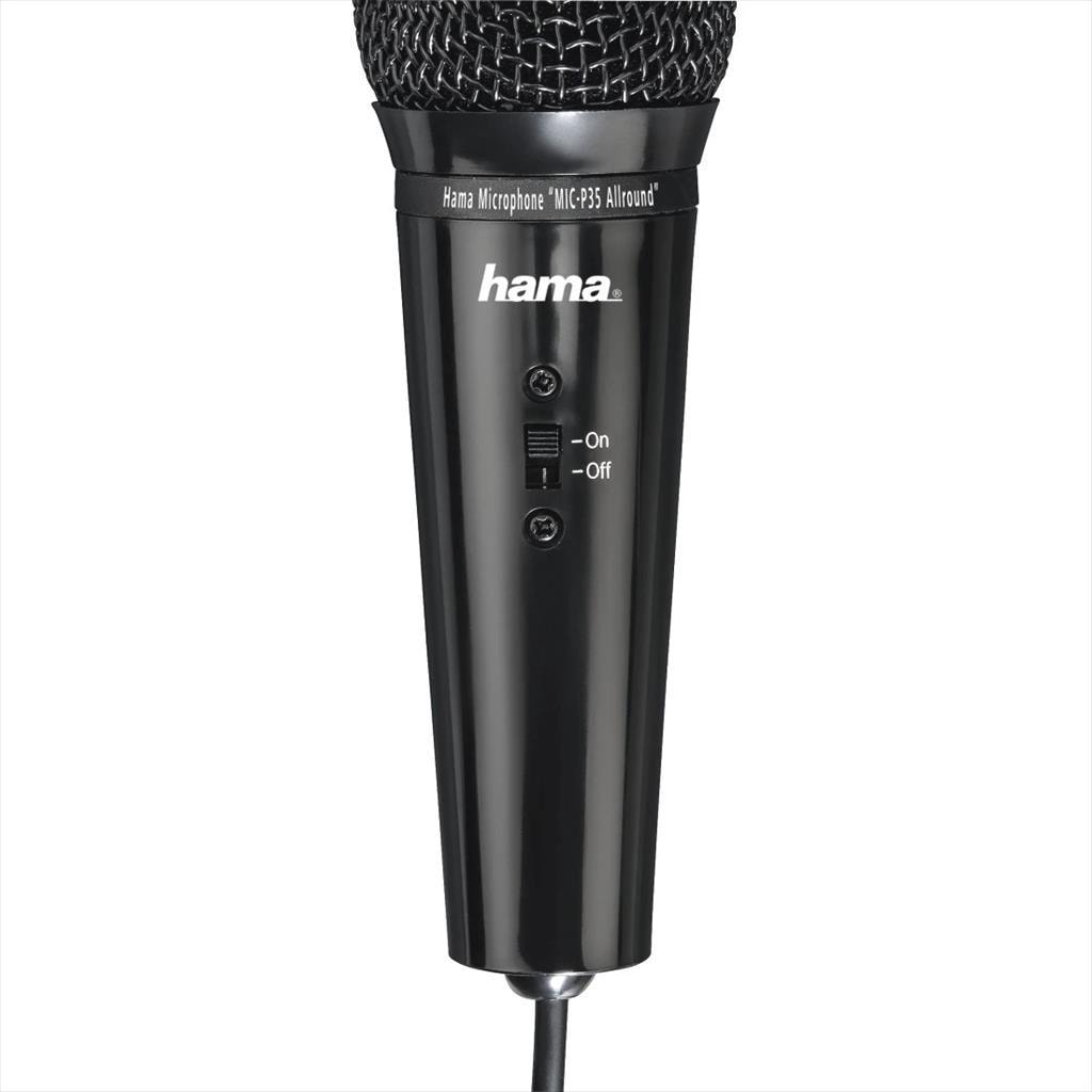 MICROPHONE HAMA "MIC-P35 Allround"  w/tripod, 3,5mm jack  139905
