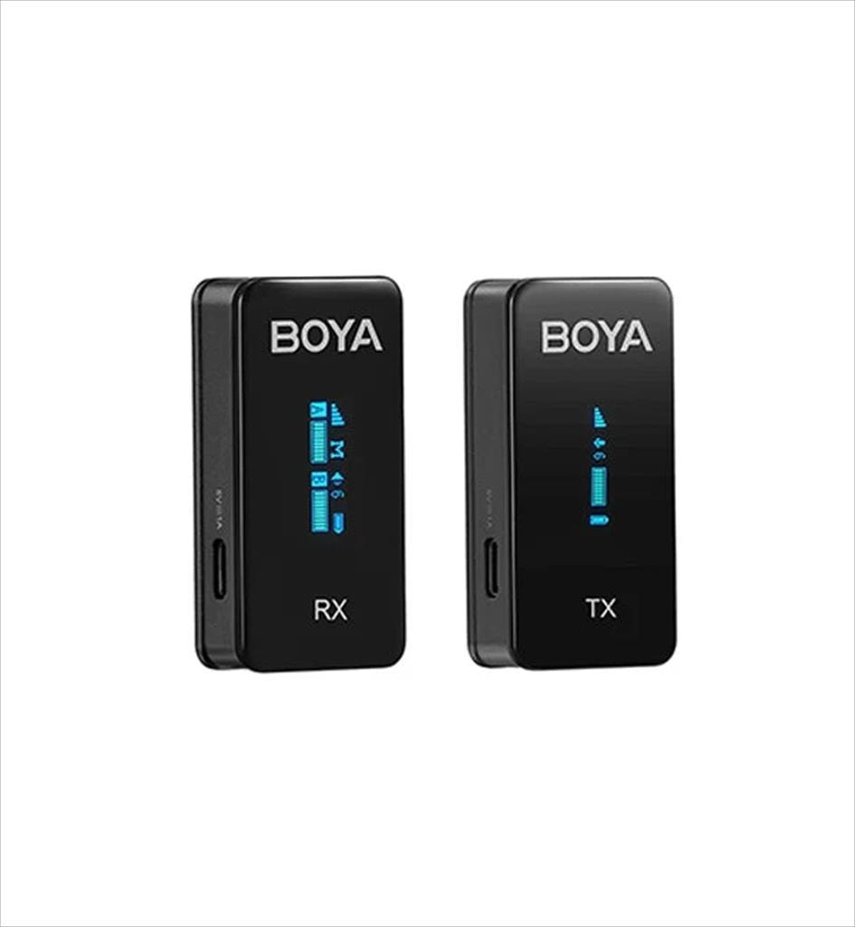 MICROPHONE WIRELESS SYSTEM BOYA AFH 2.4GHz Ultra-compact, up to 100m, BY-XM6-S1