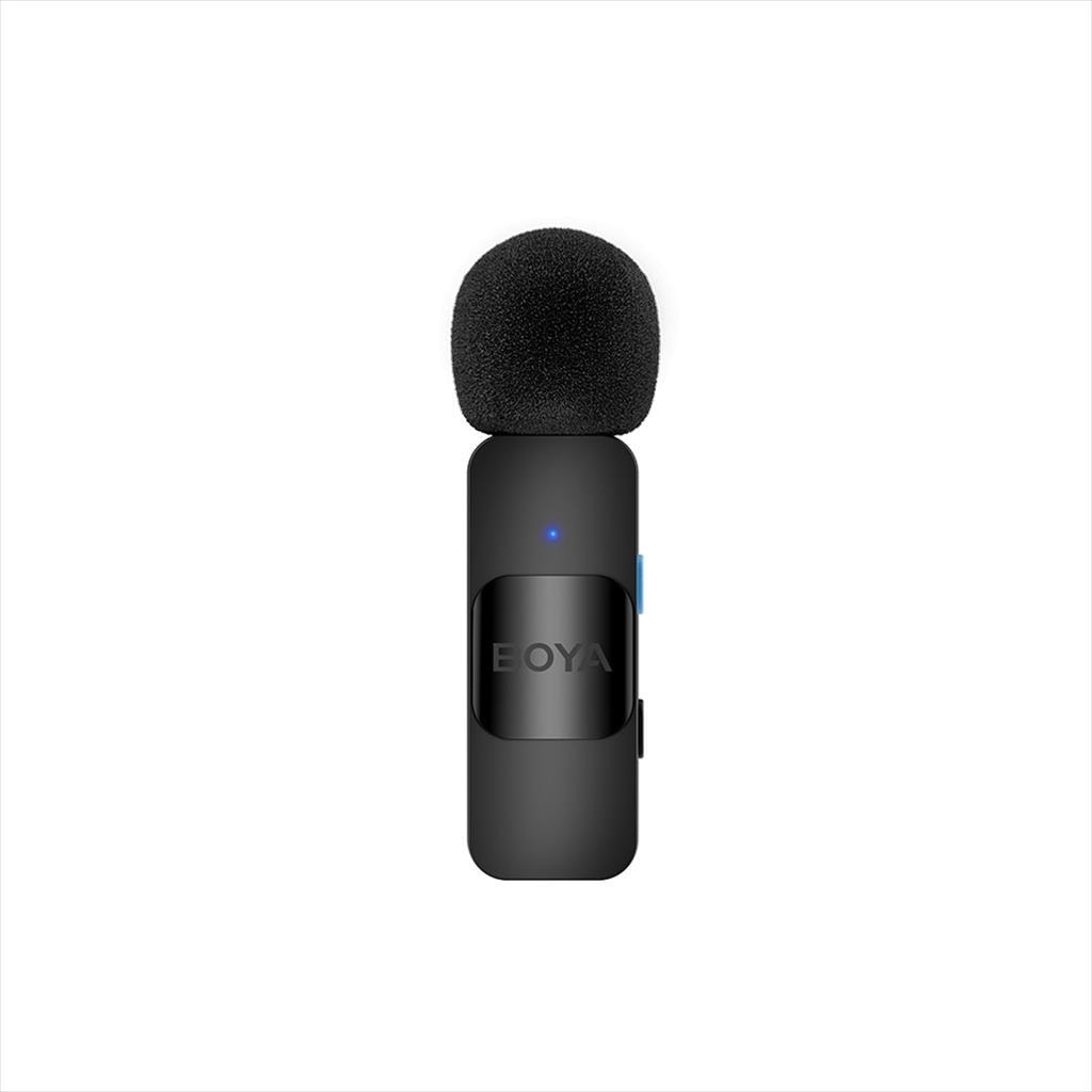 MICROPHONE WIRELESS BOYA BY-V2, 2x MIC, Lightning receiver, black