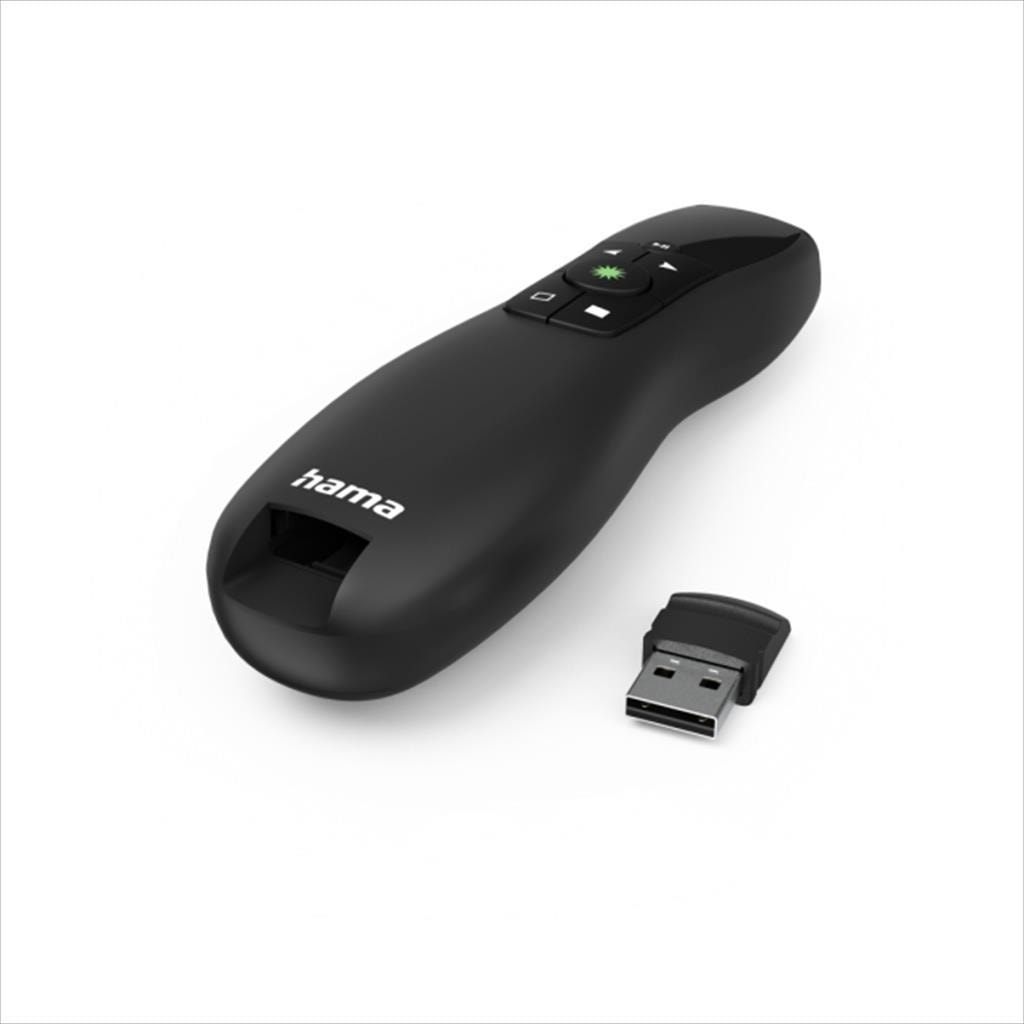 PRESENTER HAMA wireless Greenlight  4 in 1, Black, 139918